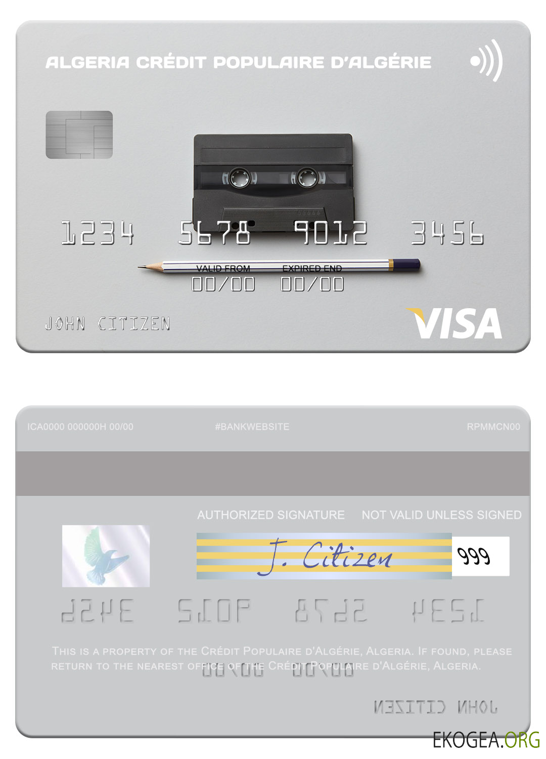 Carte visa Algérie Crédit Populaire d’Algérie